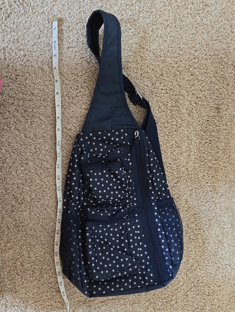 Thirty One Sling Polka Dot Bag